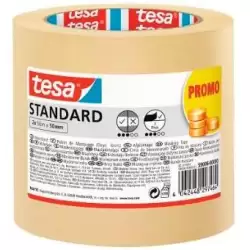 (59006-00000-00) TESA CINTA DE ENMASCARAR STANDARD ADHESIVA PARA PINTOR 50MX50MM EN PACK DE 2 ROLLOS