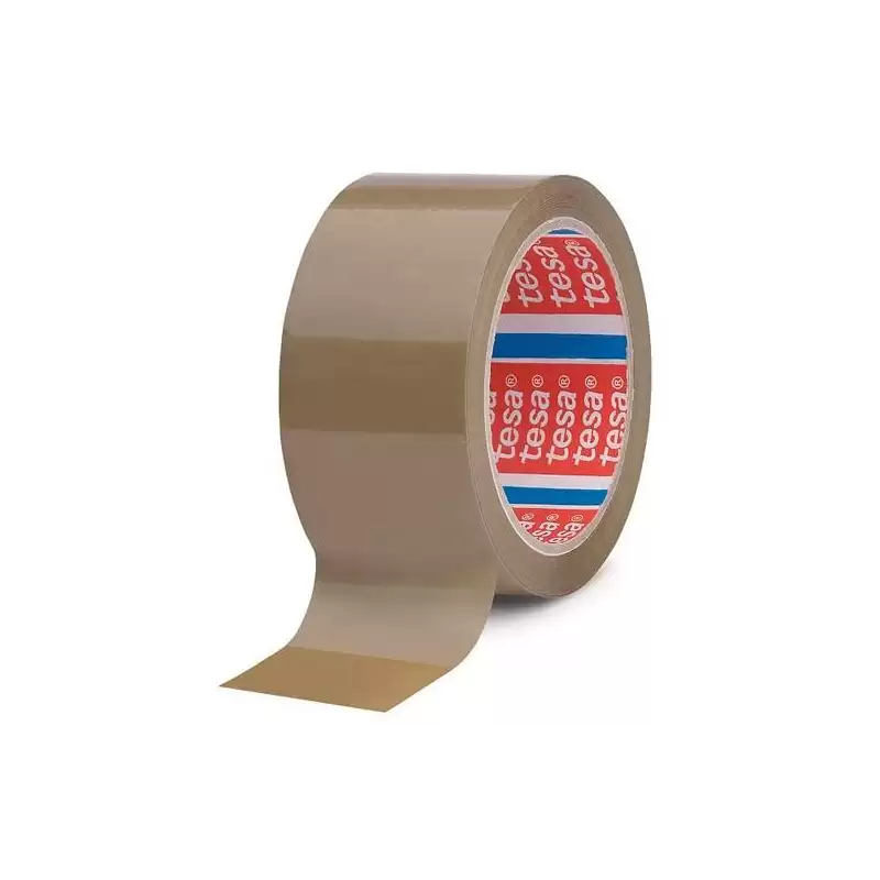 (04089-00006-06) TESA PRECINTO PP CAUCHO NATURAL 66MX50MM MARRÓN