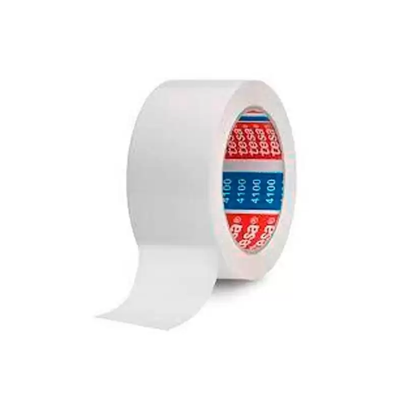 (04100-00034-00) TESA ROLLO PRECINTO 66MX50MM PVC RUGOSO BLANCO