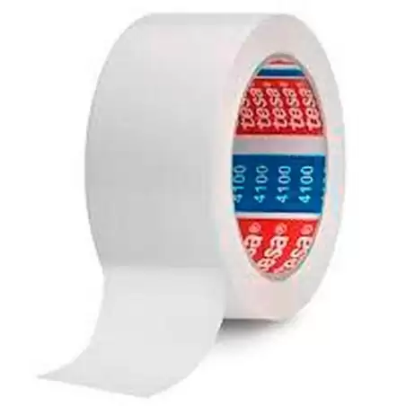 (04100-00034-00) TESA ROLLO PRECINTO 66MX50MM PVC RUGOSO BLANCO