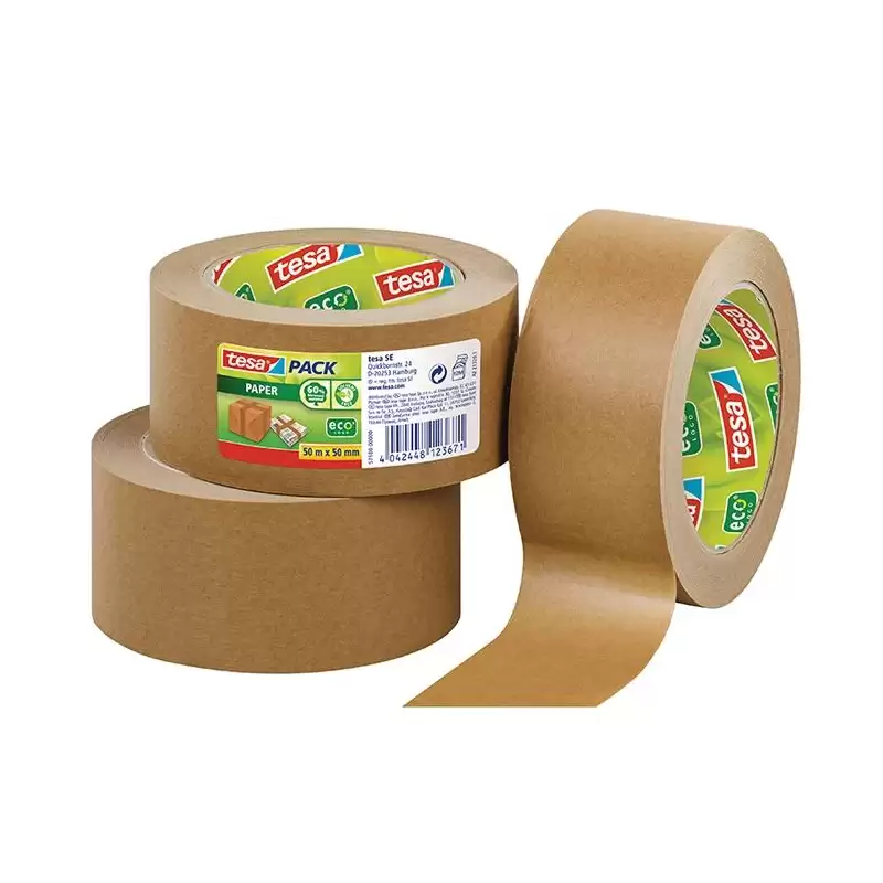 (57180-00000-05) TESA CINTA DE EMBALAJE TESAPACK 50MX50MM PAPEL ECOLÓGICO