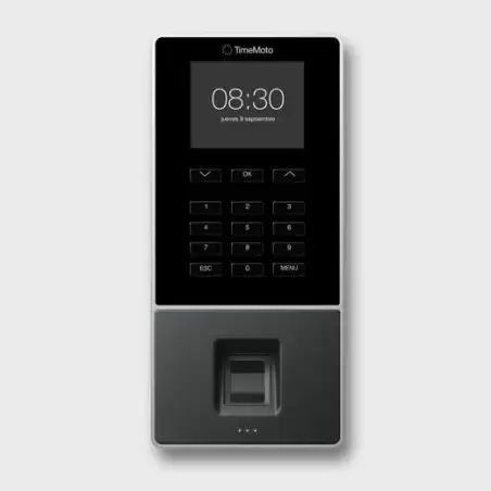 (125-0586) TIMEMOTO CONTROLADOR PRESENCIAL A TRAVÉS DE RFIDY DE HUELLA DACTILAR - MODELO TM-626
