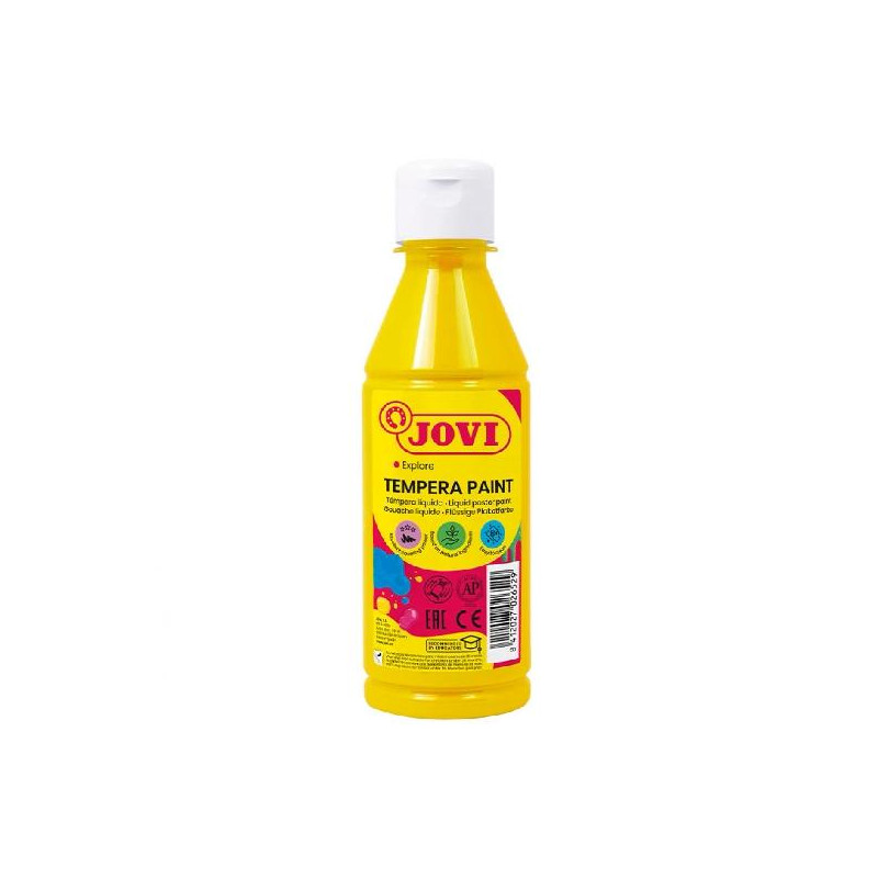(50202) JOVI TÉMPERA LÍQUIDA AMARILLO BOTELLA DE 250ML