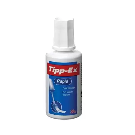 (8859924) TIPP-EX CORRECTOR LÍQUIDO RAPID BOTE 20ML CAJA 10 UD