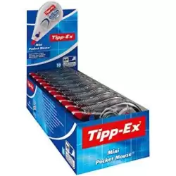 (932564) TIPP-EX CINTA CORRECTORA TIPP-EX MINI POCKET MOUSE 5MMX6M CAJA 10 UD
