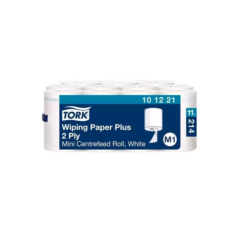 (101221) TORK PAPEL DE SECADO EXTRA MINI 2 CAPAS 214 SERVICIOS SACO DE 11 ROLLOS M1 BLANCO