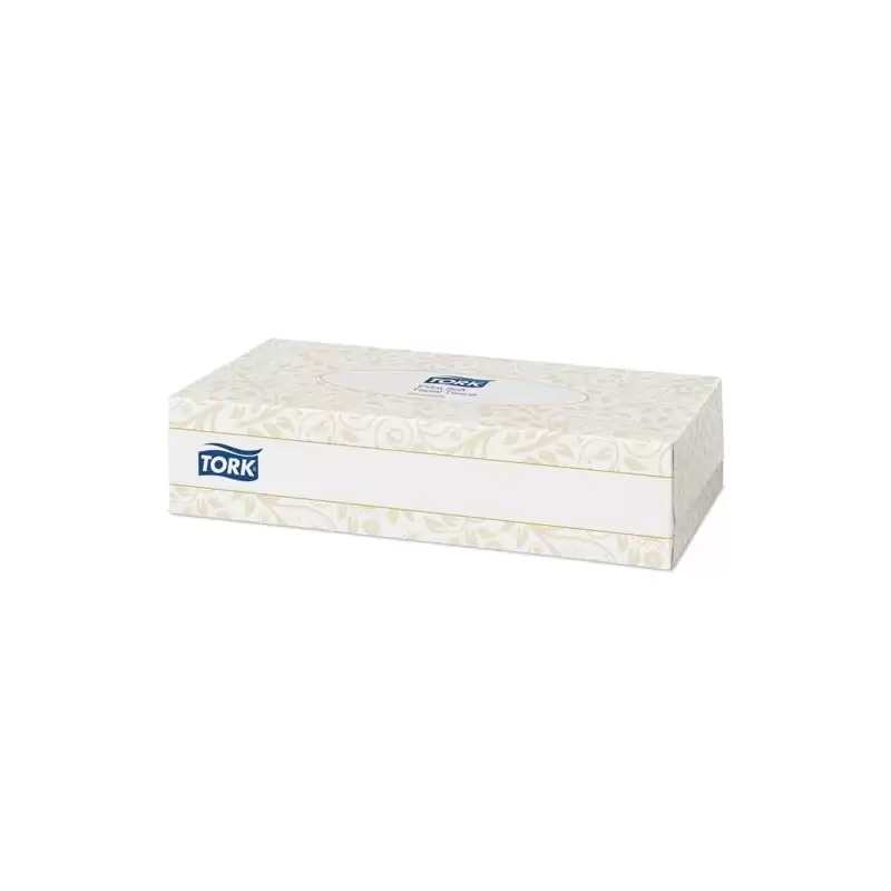 (140280) TORK PAÑUELOS FACIALES EXTRA SUAVES PREMIUM 2 CAPAS BLANCO -CAJA 100 UD-