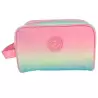 (T114-1053) TOYBAGS NECESER BLIN BLIN GRADIENT PINK 15X25X11CM IMPERMEABLE