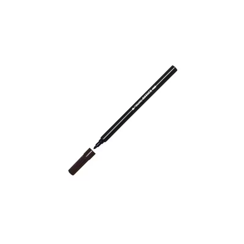 (F730503) TRATTO OFFICE FINE ROTULADOR PUNTA DE FIBRA NEGRO -12U-