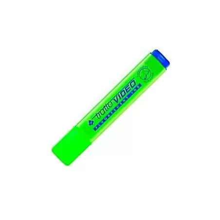 (F830209) TRATTO VIDEO MARCADOR FLUORESCENTE VERDE -12U-