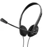 (21665) TRUST AURICULARES PRIMO ESTÉREO JACK 3.5MM CON MICRÓFONO CONTROL VOLUMEN AJUSTABLE NEGRO