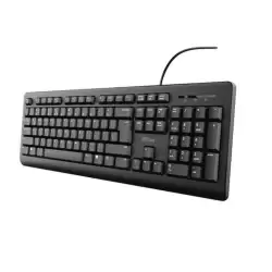 (23982) TRUST TECLADO TK150 TAMAÑO COMPACTO TECLEADO SILENCIADO RESISTENTE A LOS VERTIDOS CABLE 1.8M