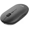 (24059) TRUST RATÓN PUCK INALÁMBRICO 800/1200/1600 DPI ULTRAFINO AMBIDIESTRO RECARGABLE NEGRO