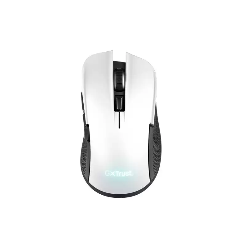 (24889) TRUST RATÓN GAMING GXT 923W INALÁMBRICO RECARGABLE 7200 DPI 6 BOTONES DIESTRO ILUMINACIÓN LED BLANCO