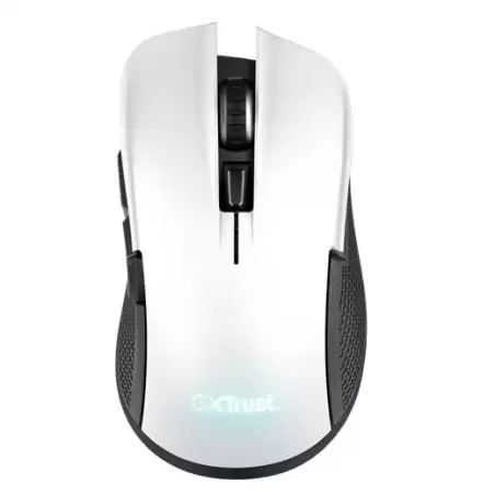 (24889) TRUST RATÓN GAMING GXT 923W INALÁMBRICO RECARGABLE 7200 DPI 6 BOTONES DIESTRO ILUMINACIÓN LED BLANCO