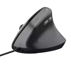 (25144) TRUST RATÓN ERGONÓMICO VERTICAL BAYO II CON CABLE 800/2400DPI NEGRO
