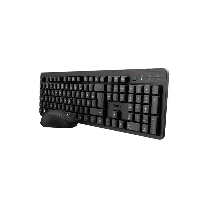 (25356) TRUST COMBO TECLADO + RATÓN TKM-360 INALÁMBRICO 1000PPP SILENCIOSO NEGRO