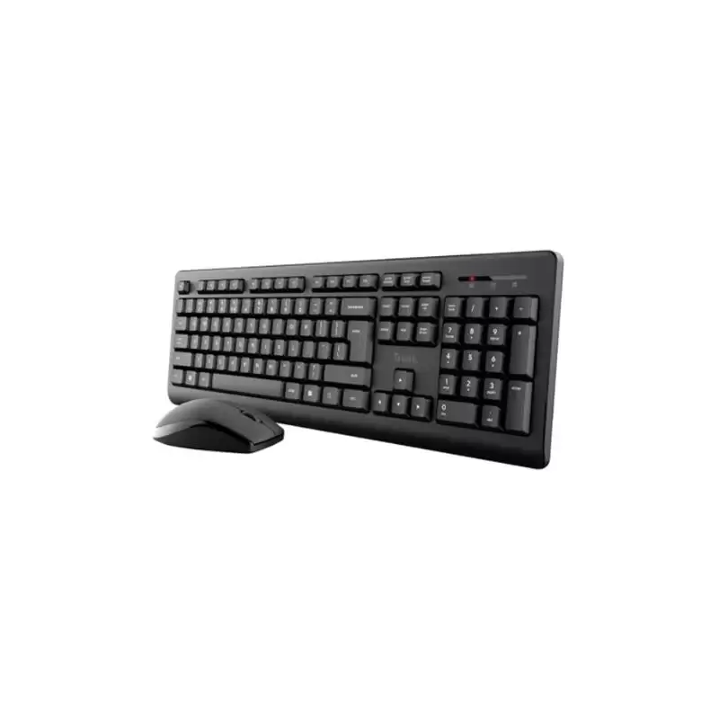 (25433) TRUST COMBO TECLADO + RATÓN INALÁMBRICO PRIMO QWERTY ESPAÑOL NEGRO