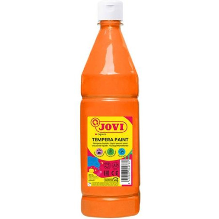 (51106) JOVI TÉMPERA LÍQUIDA PAINT NARANJA BOTELLA 1000ML