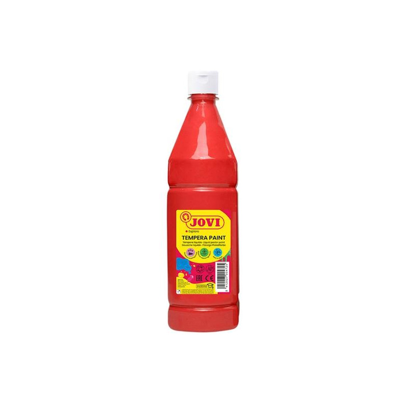 (51107) JOVI TÉMPERA LÍQUIDA PAINT BERMELLÓN BOTELLA 1000ML