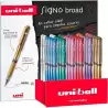 (182634955) UNIBALL ROLLERBALL SIGNO BROAD UM-153 1.0MM SURTIDO METÁLICO EXPOSITOR 36 UD