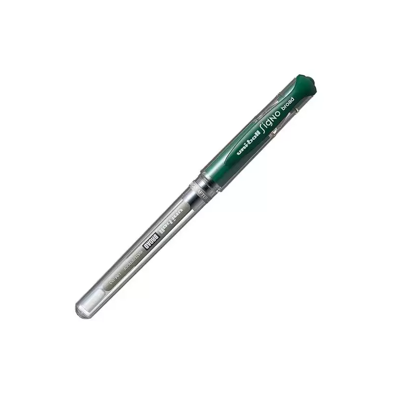 (218875000) UNIBALL ROLLERBALL SIGNO BROAD UM-153 1.0MM VERDE CAJA 12 UD