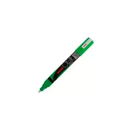 (264648000) UNIBALL MARCADOR DE TIZA LÍQUIDA CHALK PWE-5M VERDE FLÚOR