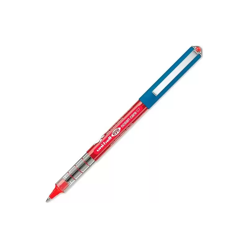 (299297000) UNIBALL ROLLERBALL EYE OCEAN CARE UB-157ROP 0.7MM ROJO