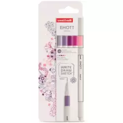 (302422261) UNIBALL EMOTT ROTULADORES DE ESCRITURA Y DIBUJO COLORES FLORALES ESTUCHE 5 UD