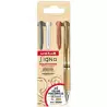 (302422291) UNIBALL ROLLERBALL SIGNO BROAD UM-153 1.0MM SURTIDO METÁLICO NO.1 SET 4 UD