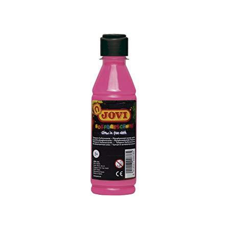 (51908) JOVI TÉMPERA FOSFORESCENTE MAGENTA BOTELLA DE 250ML