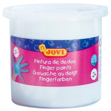 (56001) JOVI ESTUCHE 5 BOTES PINTURA DE DEDOS 125ML BLANCO