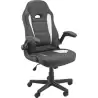 (CH3/KN) UNISIT SILLÓN GAMING GIRATORIO CON REPOSABRAZOS NEGRA Y BLANCA
