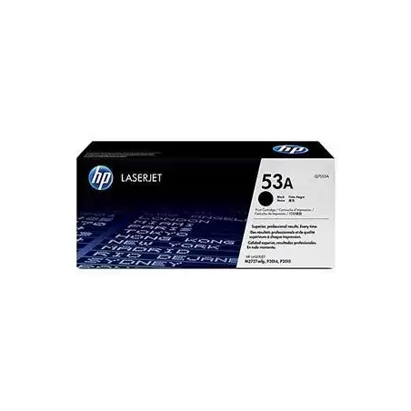 (Q7553A) HP TONER NEGRO LASERJET P2015 - 53 A