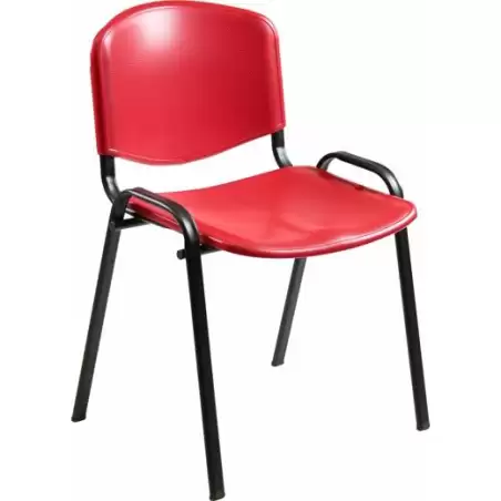(D5PS/RO) UNISIT SILLA CONFIDENTE DADO PLASTICO ROJA