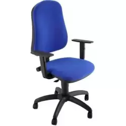 (SICP/BRF/EB) UNISIT SILLA ADMINISTRATIVA CP SIMPLE REPOSABRAZOS AJUSTABLES INCLUIDOS - AZUL