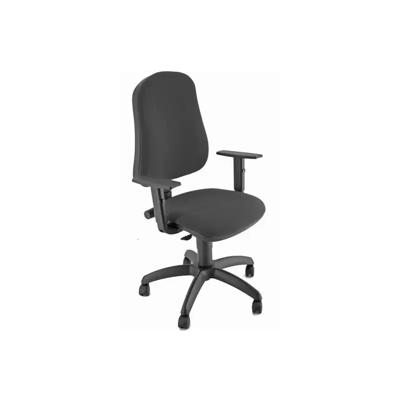 (SICP/BRF/EN) UNISIT SILLA ADMINISTRATIVA CP SIMPLE REPOSABRAZOS AJUSTABLES INCLUIDOS - NEGRA