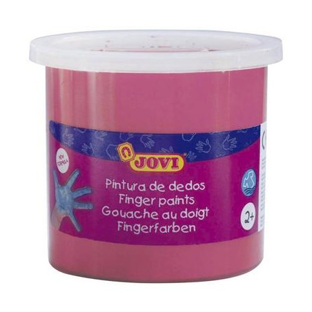 (56008) JOVI ESTUCHE 5 BOTES PINTURA DE DEDOS 125ML MAGENTA
