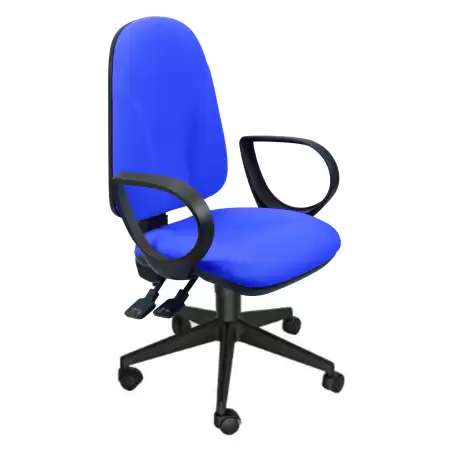 (TMSY/BRJ/EB) UNISIT SILLA ADMINISTRATIVA SINCRO TEAM AZUL REPOSABRAZOS FIJOS