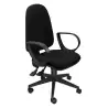 (TMSY/BRJ/EN) UNISIT SILLA ADMINISTRATIVA SINCRO TEAM NEGRA REPOSABRAZOS FIJOS
