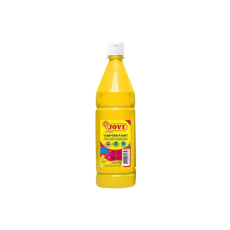 (51102) JOVI TÉMPERA LÍQUIDA PAINT AMARILLO BOTELLA 1000ML