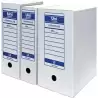 (96580) UNISYSTEM CAJA ARCHIVO DEFINICLAS FOLIO PROLONGADO CARTÓN BLANCO PACK 50 UD