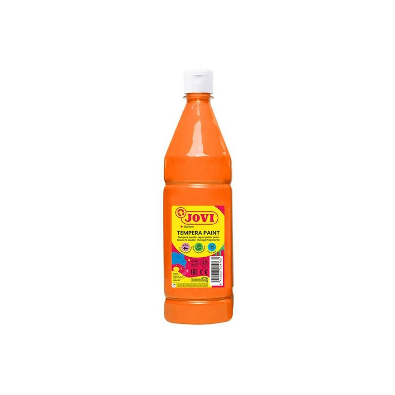 (51106) JOVI TÉMPERA LÍQUIDA PAINT NARANJA BOTELLA 1000ML