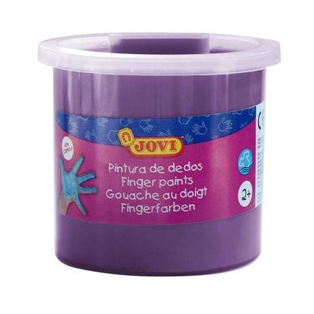 (56023) JOVI ESTUCHE 5 BOTES PINTURA DE DEDOS 125ML VIOLETA