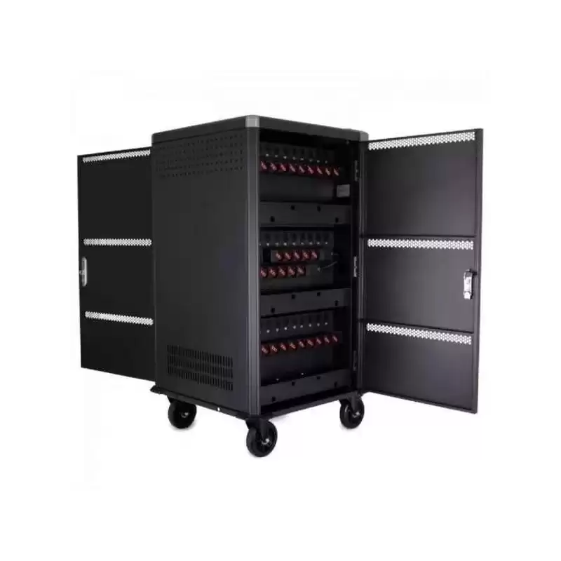 (CHGCT33-1E) CARRO DE CARGA  INTELIGENTE 33 BASES PARA PORTATILES Y TABLET DE HASTA 17"
