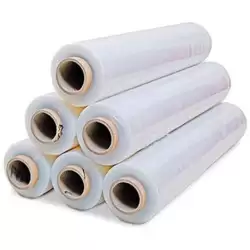 (00001) FILM DE PALETIZAR ROLLO 23 MICRAS 2KG 500MM ANCHO TRANSPARENTE