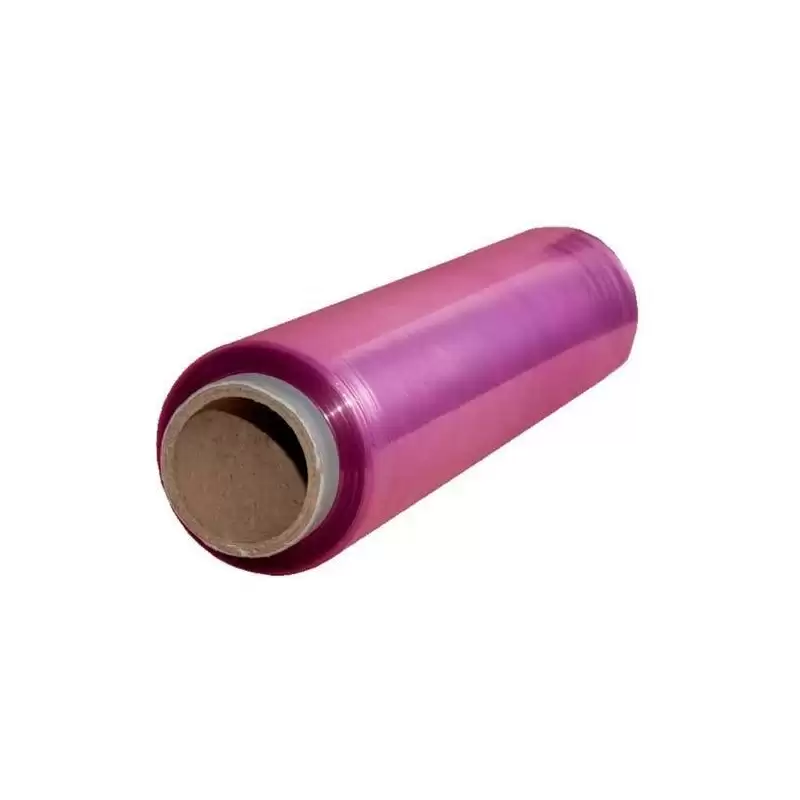 (13009) FILM PVC TRANSPARENTE ROLLO 30CM X 300M MORADO  -CATERING-