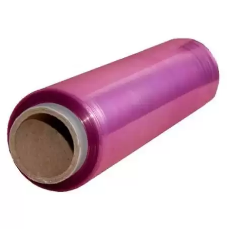 (13009) FILM PVC TRANSPARENTE ROLLO 30CM X 300M MORADO  -CATERING-