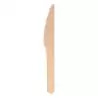 (33243) CUCHILLO MADERA 16CM MARRÓN -100U-