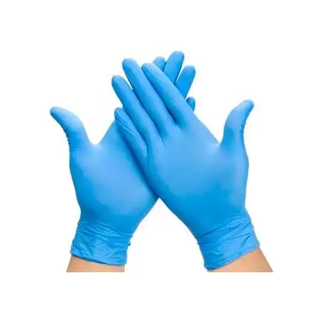 (957212) CAJA DE GUANTES DE VINILO SIN POLVO MULTIUSOS TALLA M -100U-